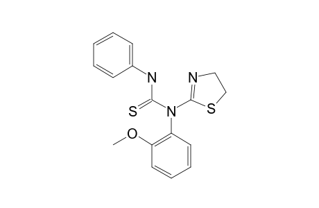 N-(2-METHOXYPHENYL)-Nï-PHENYL-N-(2-THIAZOLIN-2-YL)-THIOUREA
