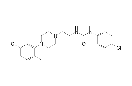 urea, N-[2-[4-(5-chloro-2-methylphenyl)-1-piperazinyl]ethyl]-N'-(4-chlorophenyl)-