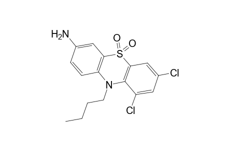 (10-butyl-7,9-dichloro-5,5-diketo-phenothiazin-3-yl)amine