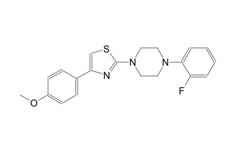 1-(2-fluorophenyl)-4-[4-(4-methoxyphenyl)-1,3-thiazol-2-yl]piperazine