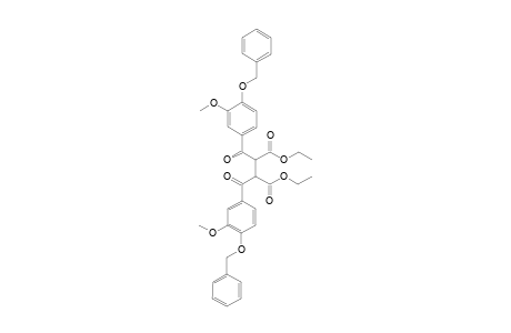 Diethyl 2,2'-bis[.beta.-(3"-methoxy-4"-benzyloxybenzoyl)acetate]