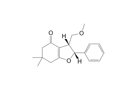 3-Methoxymethyl-6,6-dimethyl-2-phenyl-2,3,4,5,6,7-hexahydro-1-benzofuran-4-one