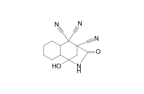 1,4-Methano-4H-2-benzazepine-4,5,5-tricarbonitrile, octahydro-1-hydroxy-3-oxo-