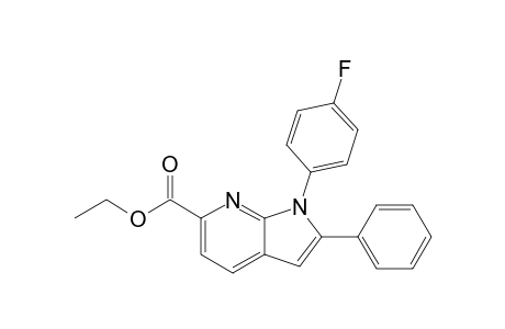 Ethyl 1-(4-fluorophenyl)-2-phenyl-1H-pyrrolo[2,3-b]pyridine-6-carboxylate