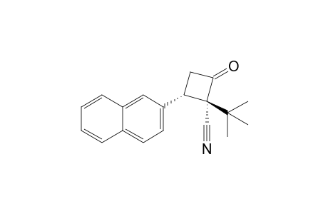 (cis)-2-(t-Butyl)-2-cyano-3-(2'-naphthyl)cyclobutanone