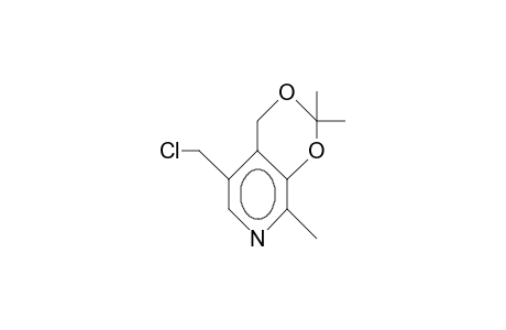 5-Chloromethyl-2,2,8-trimethyl-4H-M-dioxino(4,5-C)pyridine