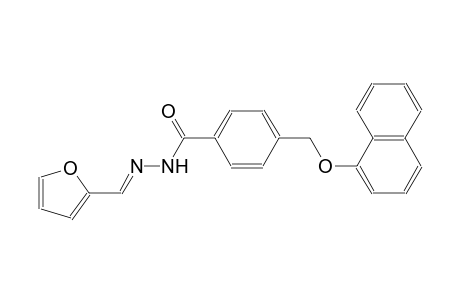 N'-[(E)-2-furylmethylidene]-4-[(1-naphthyloxy)methyl]benzohydrazide