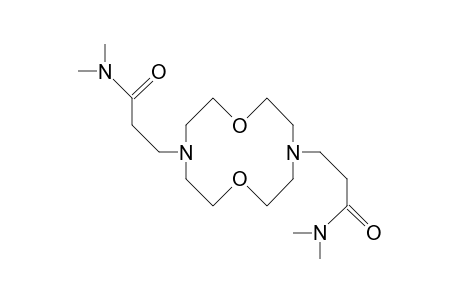 4,10-Bis(N,N-dimethyl-propanamido)-1,7-dioxa-4,1O-diaza-cyclododecane