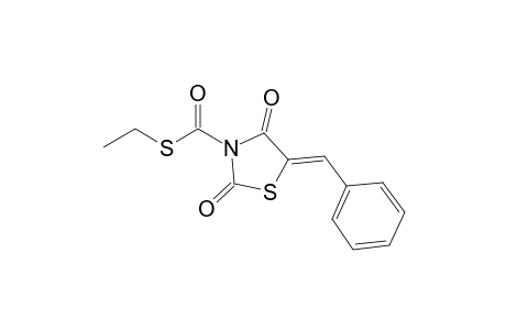3-(Ethylthiocarbonyl)-5-benzylidene-2,4-dioxo-tetrahydro-1,3-thiazole