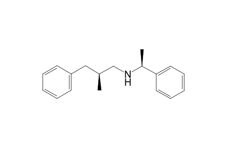 (S)-2-methyl-3-phenyl-N-((S)-1-phenylethyl)propan-1-amine