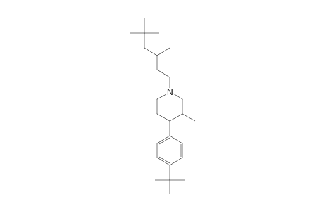 Piperidine, 4-[4-(1,1-dimethylethyl)phenyl]-3-methyl-1-(3,5,5-trimethylhexyl)-cis-3-Methyl-4-(4-tert-butylphenyl)-1-(3,5,5-trimethylhexyl)piperidine