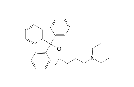 Diethl(4-trityloxypentyl)amine