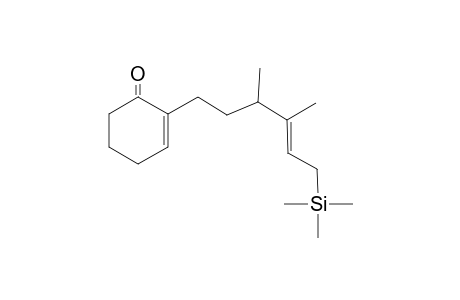 2-[(E)-3,4-dimethyl-6-trimethylsilyl-hex-4-enyl]cyclohex-2-en-1-one