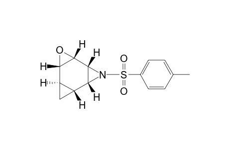 DL-(1.alpha.,2.beta.,4.beta.,5.beta.,7.beta.,8.beta.)-6-(4-methylphenylsulfonyl)-3-oxa-6-azatetracyclo[6.1.0.0(2,4).0(5,7)]nonane