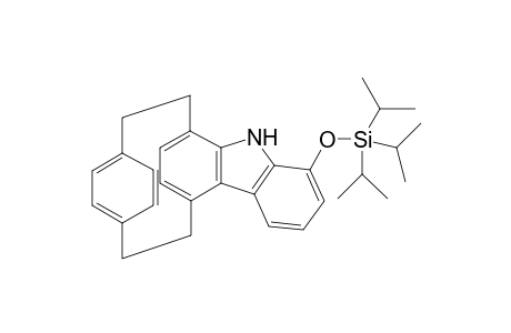 [2]Paracyclo[2]8-triisopropylsilyloxy(1,4)carbazolophane