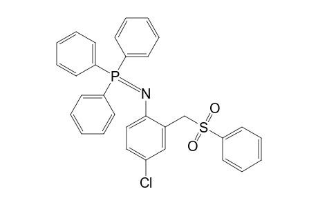 [2-(benzenesulfonylmethyl)-4-chlorophenyl]imino-triphenylphosphorane