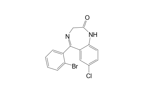 5-(2-bromophenyl)-7-chloranyl-1,3-dihydro-1,4-benzodiazepin-2-one