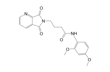 5H-pyrrolo[3,4-b]pyridine-6-butanamide, N-(2,4-dimethoxyphenyl)-6,7-dihydro-5,7-dioxo-