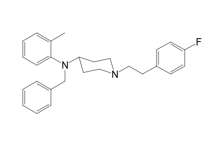 N-Benzyl-1-[2-(4-fluorophenyl)ethyl]-N-2-methylphenylpiperidin-4-amine