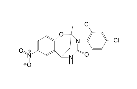 10-(2,4-dichlorophenyl)-9-methyl-4-nitro-8-oxa-10,12-diazatricyclo[7.3.1.0²,⁷]trideca-2,4,6-trien-11-one
