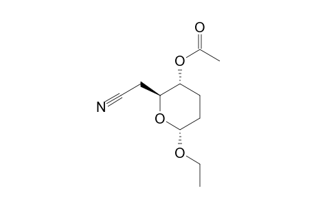 ETHYL-4-O-ACETYL-2,3,6-TRIDEOXY-ALPHA-D-ERYTHRO-HEPTOPYRANURONONITRILE