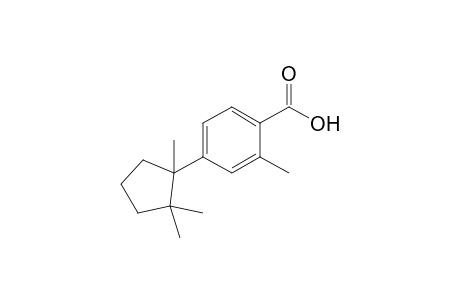 2-Methyl-4-(1,2,2-trimethylcyclopentyl)benzoic acid