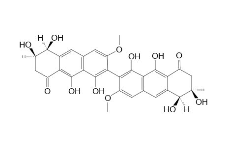 (cis,cis)-4,4'-Dihydroxy-flavomannin - 6,6'-di-O-methyl ether