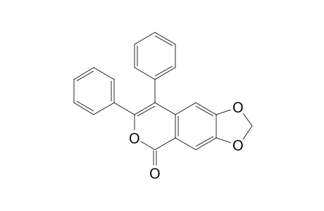 7,8-diphenyl-5H-1,3-dioxolo[4,5-g][2]benzopyran-5-one