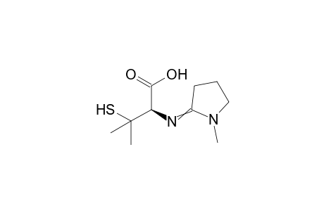 (R)-3-Mercapto-3,3-dimethyl-2-(1-methyl-pyrrolidine-2-ylideneamino)-propanoic Acid