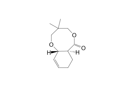4,4-Dimethyl-2,6-dioxabicyclo[6.4.0]-1.beta.H,8.alpha.H-dodec-11-en-7-one