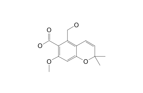 5-METHANOL-7-METHOXY-2,2-DIMETHYL-2H-1-CHROMENE-6-CARBOXYLIC-ACID
