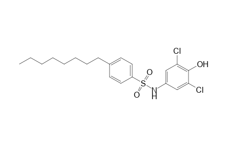 Benzenesulfonamide, N-(3,5-dichloro-4-hydroxyphenyl)-4-octyl-