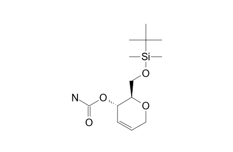 (2R,3S)-6-(TERT.-BUTYLDIMETHYLSILANYLOXY)-METHYL-3,6-DIHYDRO-2H-PYRAN-3-OL-CARBAMATE