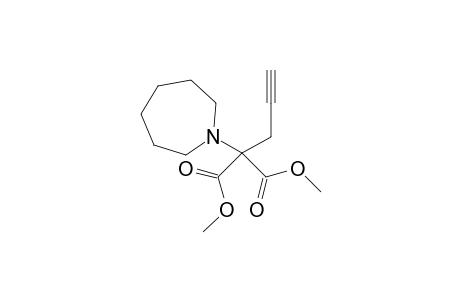 Dimethyl 2-(azepan-1-yl)-2-(prop-2-ynyl)malonate