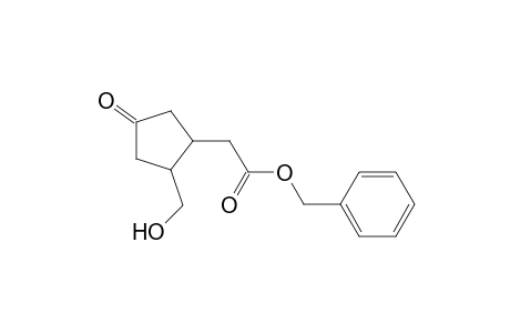 Benzyl 2-(hydroxymethyl)-4-oxocyclopentaneacetate