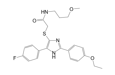 acetamide, 2-[[2-(4-ethoxyphenyl)-5-(4-fluorophenyl)-1H-imidazol-4-yl]thio]-N-(3-methoxypropyl)-