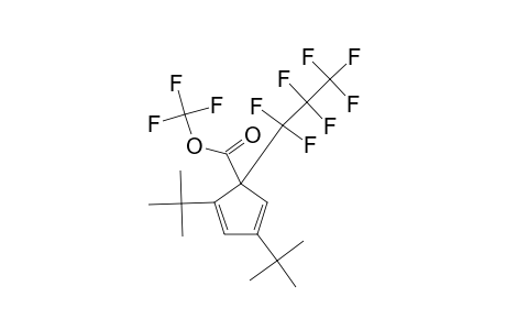 2,4-ditert-butyl-1-(1,1,2,2,3,3,3-heptafluoropropyl)cyclopenta-2,4-diene-1-carboxylic acid trifluoromethyl ester