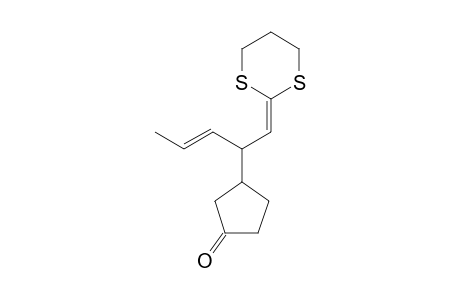 2-[2-(3-Oxocyclopentyl)-3-penten-1-yliden-1-yl]-1,3-dithiane