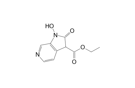 1-hydroxy-2-keto-3H-pyrrolo[2,3-c]pyridine-3-carboxylic acid ethyl ester
