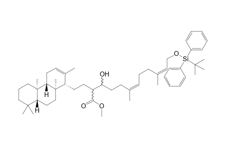 Methyl (6'Z,10'Z)-1'-(Isocopal-12-en-15-yl)-12'-[(t-butyldiphenylsilyl)oxy]-3'-hydroxy-6',10'-dimethyldodeca-6',10'-diene-2'-carboxylate