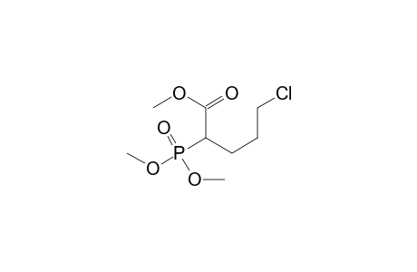 2-(dimethoxyphosphinyl)-5-chloropentanoic acid methyl ester