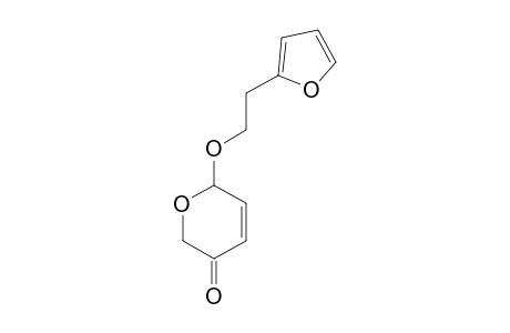 2'-(FURAN-2''-YL)-ETHYL-2,3-DIDEOXY-(ALPHA/BETA)-D-GYCERO-PENT-2-ENOPYRANOSID-4-ULOSE