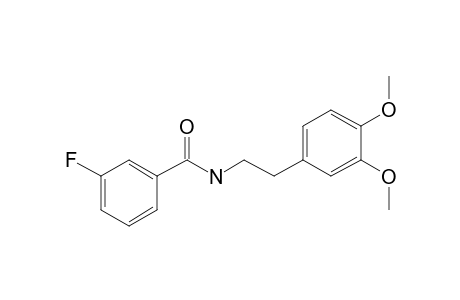 Benzamide, 3-fluoro-N-(3,4-dimethoxyphenethyl)-