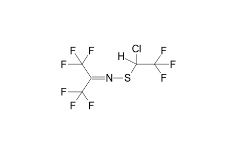 N-HEXAFLUOROISOPROPYLIDENE-1-CHLORO-3,3,3-TRIFLUOROETHYLSULPHENAMIDE