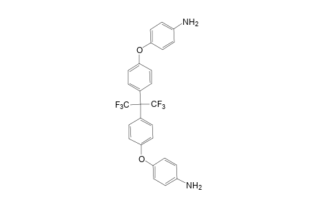 4-{4-[1-[4-(4-Aminophenoxy)phenyl]-2,2,2-trifluoro-1-(trifluoromethyl)ethyl]phenoxy}aniline