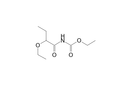 carbamic acid, (2-ethoxy-1-oxobutyl)-,ethyl ester