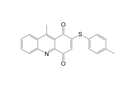 9-Methyl-2-(4-methylphenyl)sulfanyl-acridine-1,4-dione