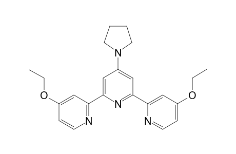 4,4''-Diethoxy-4'-pyrrolidin-1-yl-[2,2';6',2'']terpyridine