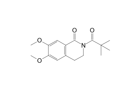 6,7-Dimethoxy-1-oxo-2-pivaloyl-1,2,3,4-tetrahydroisoquinoline