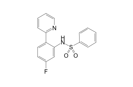 N-(5-fluoro-2-(pyridin-2-yl)phenyl)benzenesulfonamide